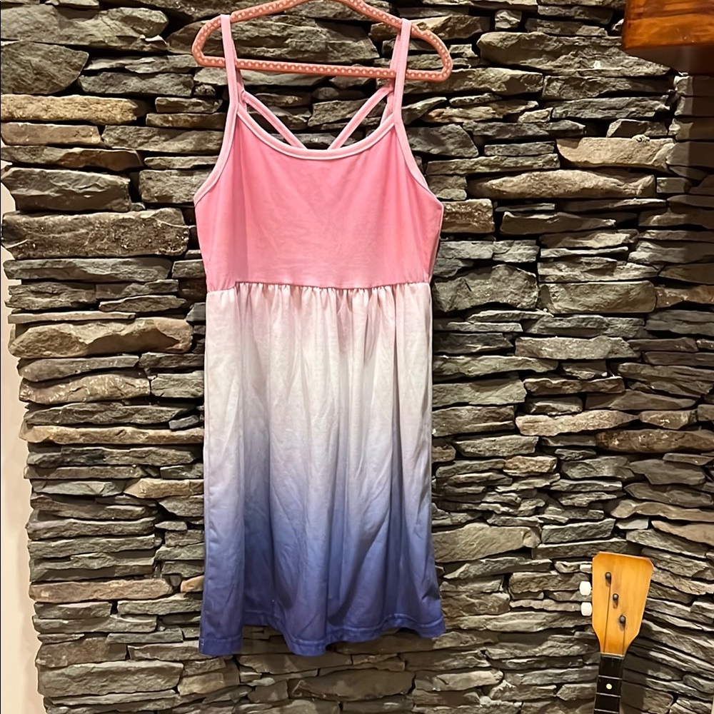 Pink and Blue Ombre Kid's dress
